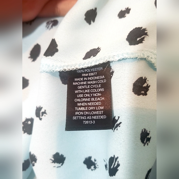 Worthington Light Blue Blouse - Picture 3 of 4